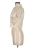 Bacio Ivory Short Sleeve Blouse Size M - photo 5