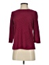 Emily Daniels Burgundy 3/4 Sleeve Top Size S (petite) - photo 1