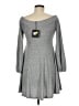 Le Lis Tweed Gray Casual Dress Size M - photo 2