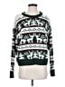 Shein 100% Polyester Print Green Pullover Sweater Size S - photo 1