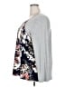 Gilli Floral Gray Long Sleeve T-Shirt Size 3X - photo 5