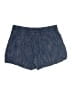 Athleta 100% Linen Chevron-herringbone Blue Shorts Size 6 - photo 2
