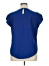 Unbranded 100% Polyester Blue Short Sleeve Blouse Size XL - photo 2
