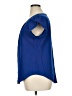 Unbranded 100% Polyester Blue Short Sleeve Blouse Size XL - photo 5