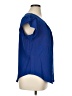 Unbranded 100% Polyester Blue Short Sleeve Blouse Size XL - photo 4