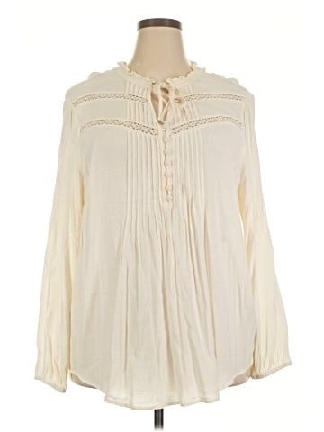 Torrid Long Sleeve Blouse (view 1)