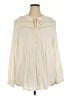 Torrid Ivory Long Sleeve Blouse Size 3X Plus (3) - photo 1