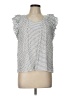 Sugar Lips Polka Dots White Short Sleeve Blouse Size L - photo 1