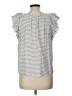 Sugar Lips Polka Dots White Short Sleeve Blouse Size L - photo 2