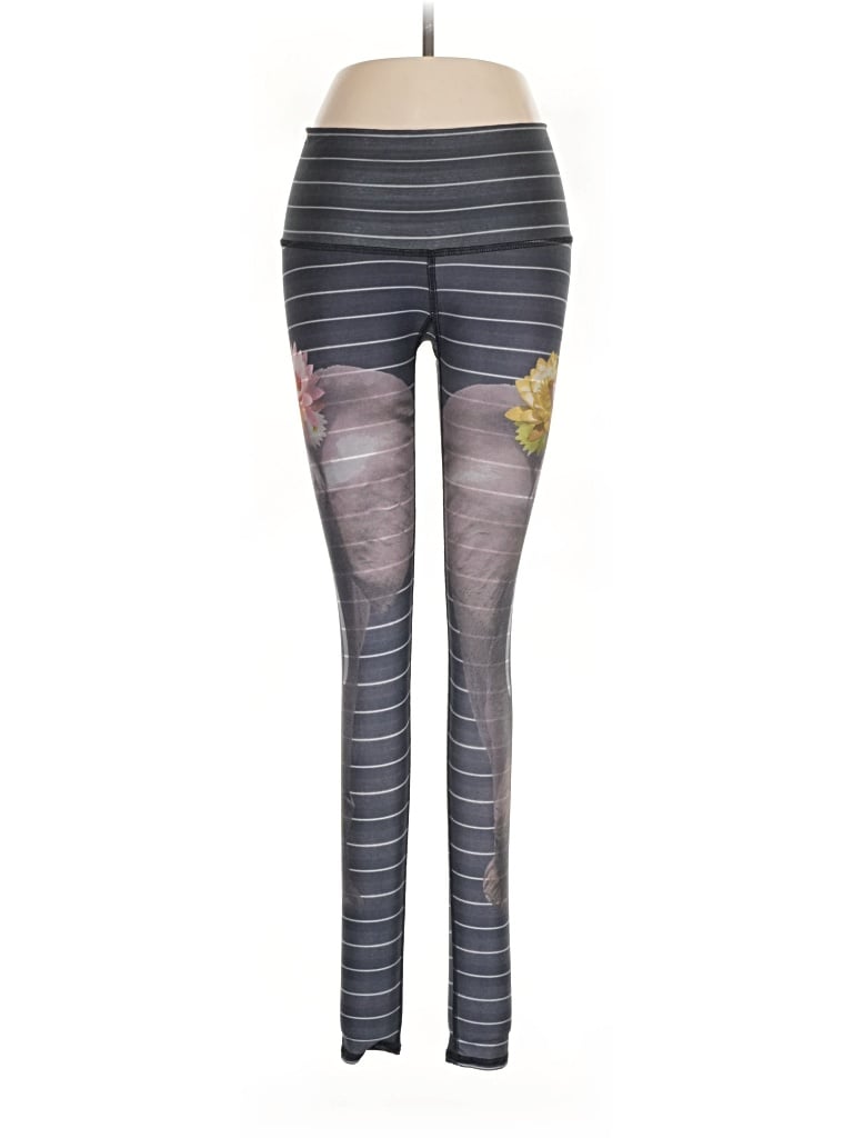 Pre-owned Teeki Leggings In Gray