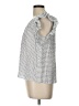 Sugar Lips Polka Dots White Short Sleeve Blouse Size L - photo 5