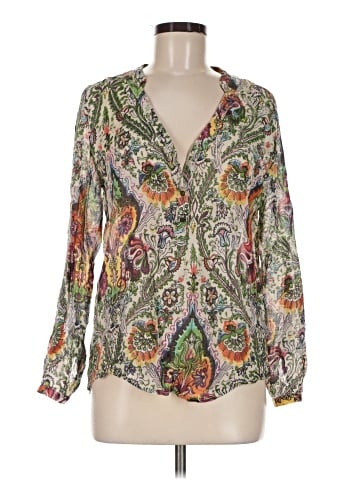 Magazine Long Sleeve Blouse (view 1)