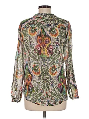 Magazine Long Sleeve Blouse (view 2)