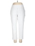 Athleta Solid White Casual Pants Size 14 - photo 1