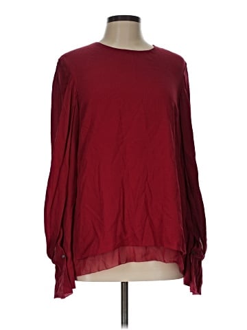 3.1 Phillip Lim Long Sleeve Silk Top (view 1)