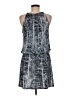 Gallery Couture Print Blue Casual Dress Size M - photo 2