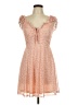 Dee Elly Hearts Orange Casual Dress Size L - photo 1