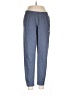 Adidas 100% Polyester Chevron-herringbone Blue Casual Pants Size M - photo 1