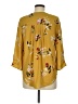 DR2 100% Polyester Yellow 3/4 Sleeve Blouse Size M - photo 2