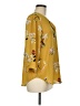 DR2 100% Polyester Yellow 3/4 Sleeve Blouse Size M - photo 4