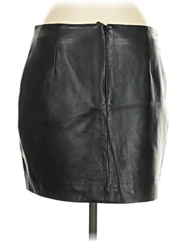 Lamarque Leather Skirt (view 2)