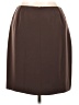 Caslon 100% Polyester Solid Brown Formal Skirt Size 12 - photo 2