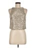 Know One Cares Silver Sleeveless Blouse Size M - photo 1