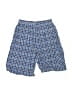 Big Fish 100% Cotton Plaid Blue Cargo Shorts Size 7 - photo 1