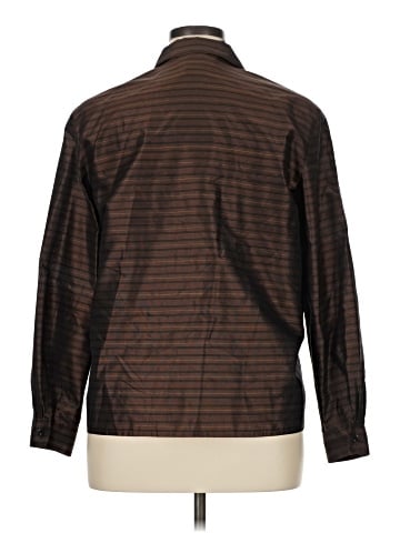 Jones New York Long Sleeve Silk Top (view 2)