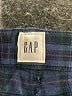 Gap Plaid Blue Casual Pants Size 16 - photo 4