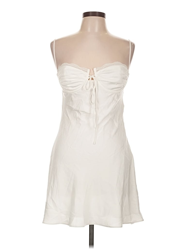 Pre-owned Cotton Candy La Cocktail Dress In Ivory