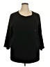 Hasting & Smith Black 3/4 Sleeve Top Size 3X - photo 1