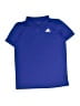 Adidas 100% Polyester Blue Short Sleeve Polo Size 14 - 16 - photo 1