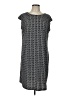 Chico's Graphic Gray Casual Dress Size Lg (2) - photo 1