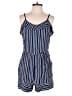 Ann Taylor LOFT 100% Rayon Stripes Blue Romper Size 6 - photo 1