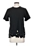 Laurie Felt Black Short Sleeve Top Size S - photo 1