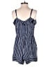 Ann Taylor LOFT 100% Rayon Stripes Blue Romper Size 6 - photo 2