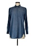 Assorted Brands 100% Cotton Blue Long Sleeve Button-Down Shirt Size M (petite) - photo 1