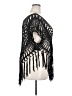 Unbranded 100% Acrylic Black Poncho Size 4X - photo 4