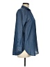 Assorted Brands 100% Cotton Blue Long Sleeve Button-Down Shirt Size M (petite) - photo 4