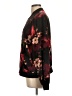 Susan Graver Floral Red Track Jacket Size L - photo 5