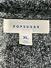 POPSUGAR 100% Polyester Tweed Gray Turtleneck Sweater Size XL - photo 7