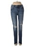 Zara Basic Hearts Blue Jeans Size 2 - photo 1