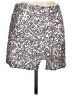 showpo 100% Polyester Silver Casual Skirt Size 6 - photo 1