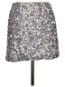 showpo 100% Polyester Silver Casual Skirt Size 6 - photo 2