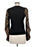Veronica Beard 100% Wool Animal Print Black Wool Pullover Sweater Size M - photo 2
