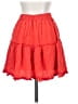 Lyaner 100% Rayon Solid Red Casual Skirt Size S - photo 2