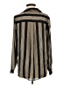 T Tahari 100% Polyester Stripes Brown Long Sleeve Blouse Size M - photo 2