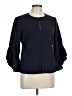 Banana Republic Blue 3/4 Sleeve Blouse Size 10 - photo 1