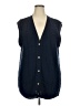 Assorted Brands Blue Sleeveless Button-Down Shirt Size 2X - photo 1
